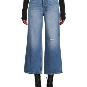 rag & bone Maya High Rise Wide Leg Ankle Jeans Blue